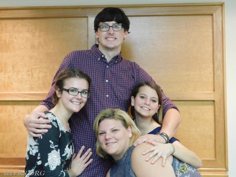 Nick with Gabriella, Angela and Danielle